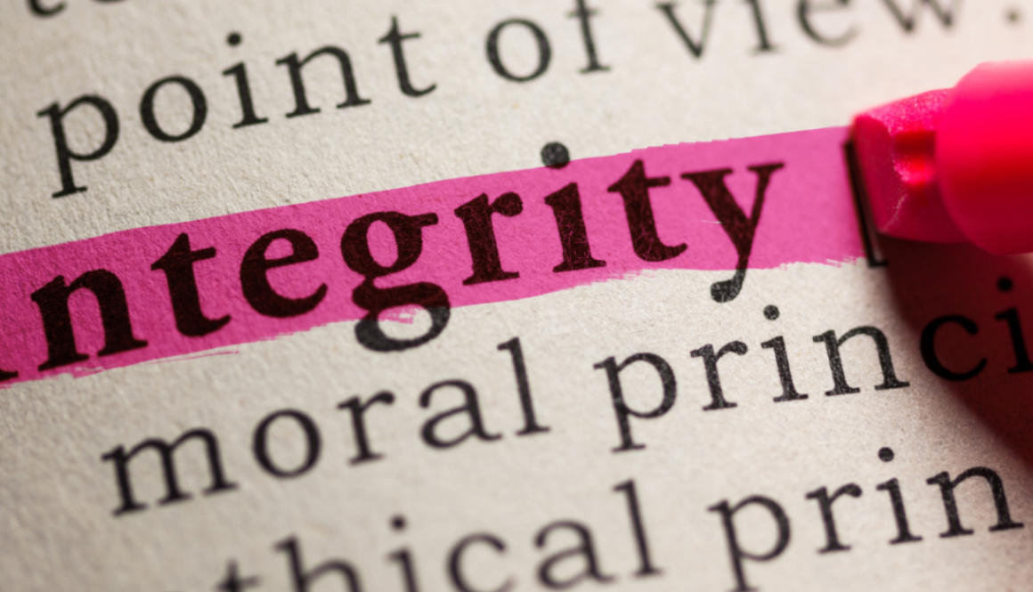Integrity How We Give it Away…Ways We Can Lose Our Integrity