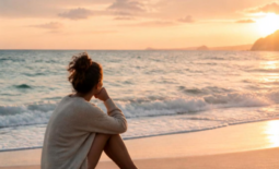 Person Sitting on Beach, Thinking You’ve Been With Yourself Through Everything