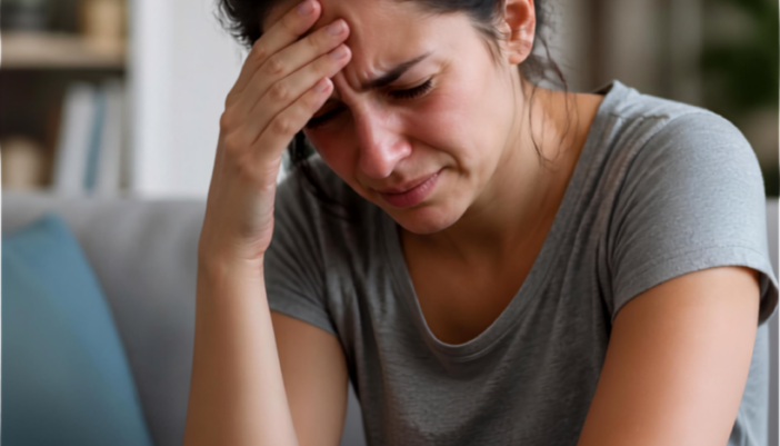 Frustrated Mom Family Reaction Image When Unmet Needs Come Out Sideways