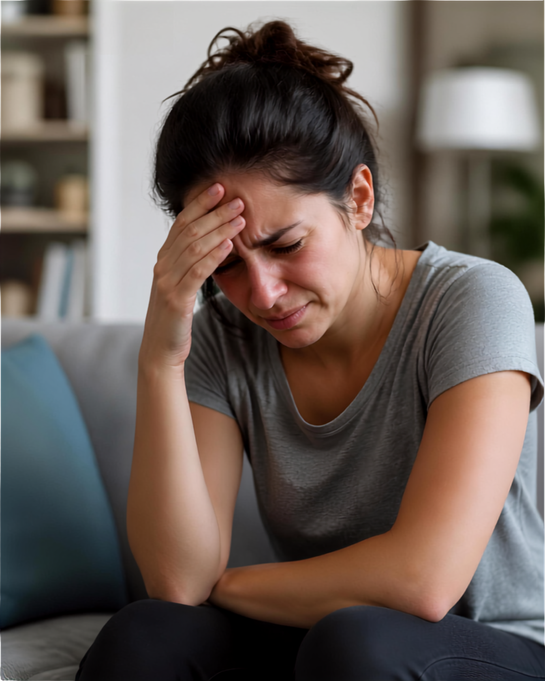 Frustrated Mom Family Reaction Image When Unmet Needs Come Out Sideways